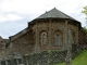 Le chevet de l'église Saint Jacques de Verlac.