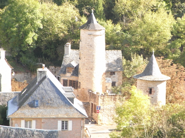 Château dans le canyon sous Bozouls