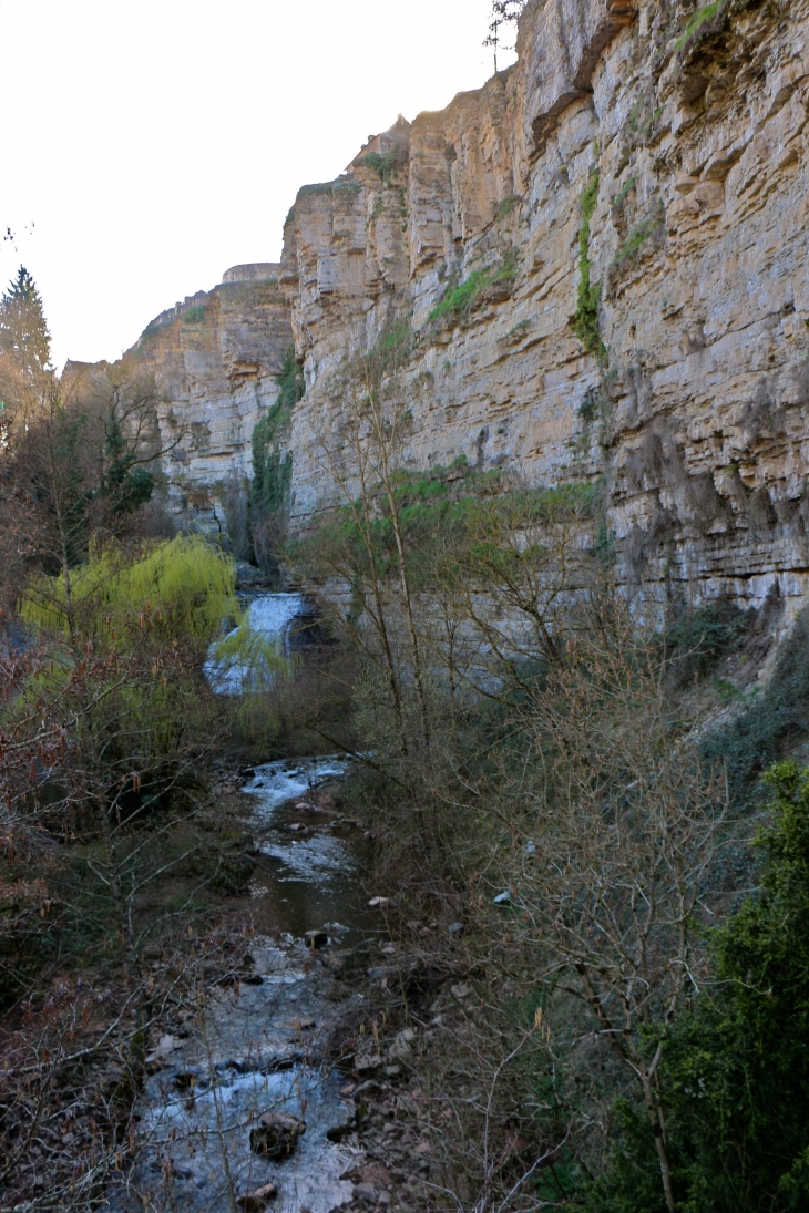 Les Gorges du Dourdou dans le trou de Bozoul. - Bozouls