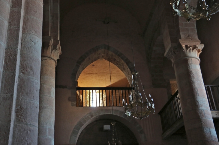 Le balcon de l'église Saint Fauste. - Bozouls