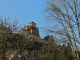 Photo suivante de Bozouls Le chevet de l'église Sainte Fauste sur le promontoire rocheux du site.