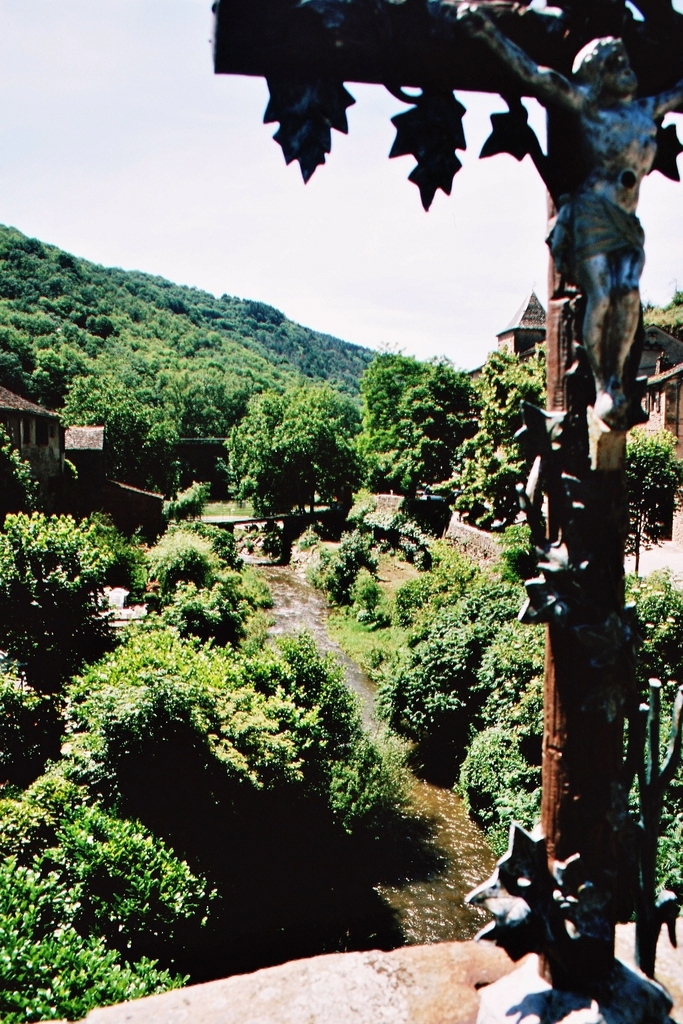 Vue du pont vieux - Brousse-le-Château