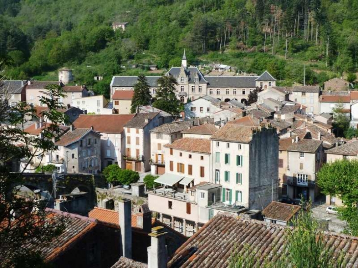 Vue sur la viile basse - Camarès