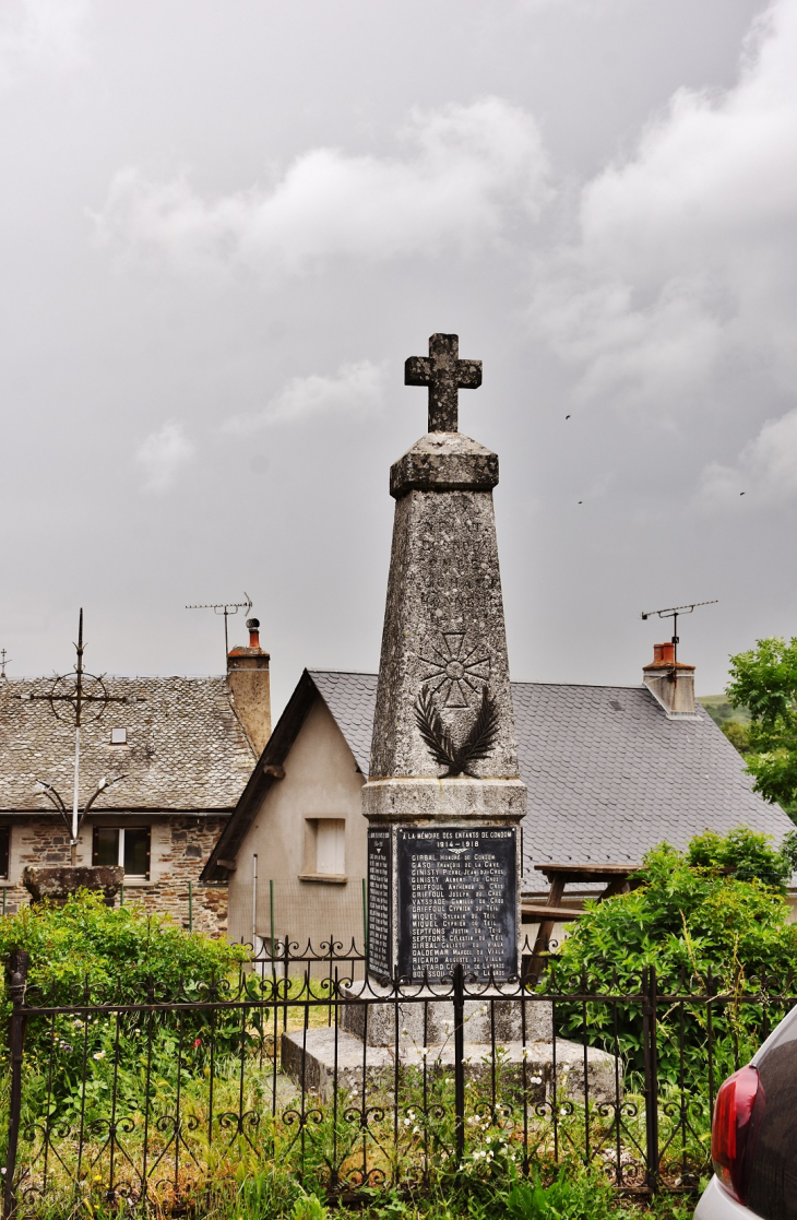 Monument-aux-Morts - Condom-d'Aubrac