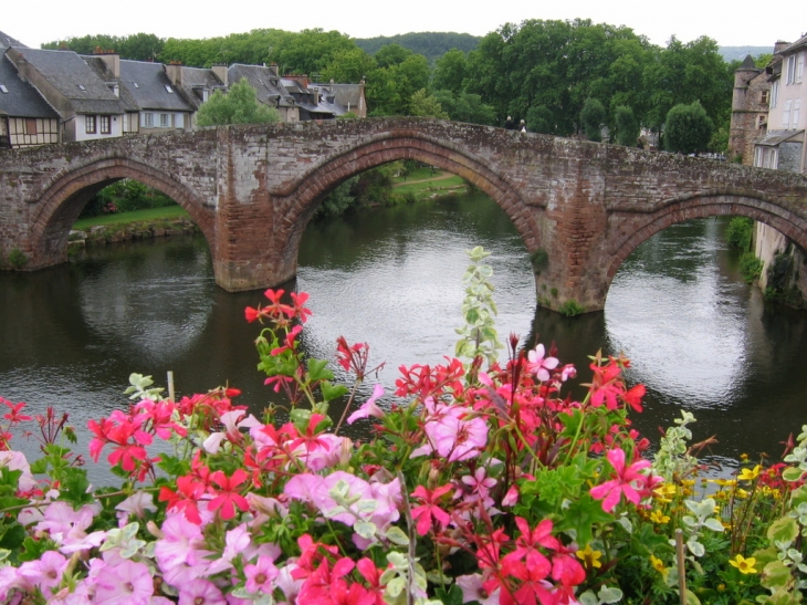 Le vieux pont sur le Lot - Espalion