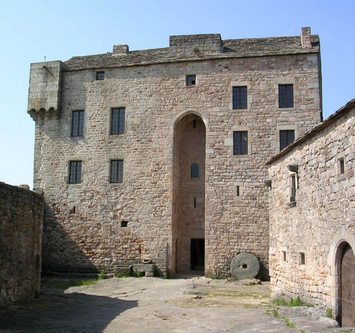 Facade Sud du Château de Montaigut - Gissac