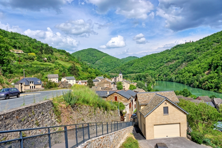 Village vu dans haut - Le Truel