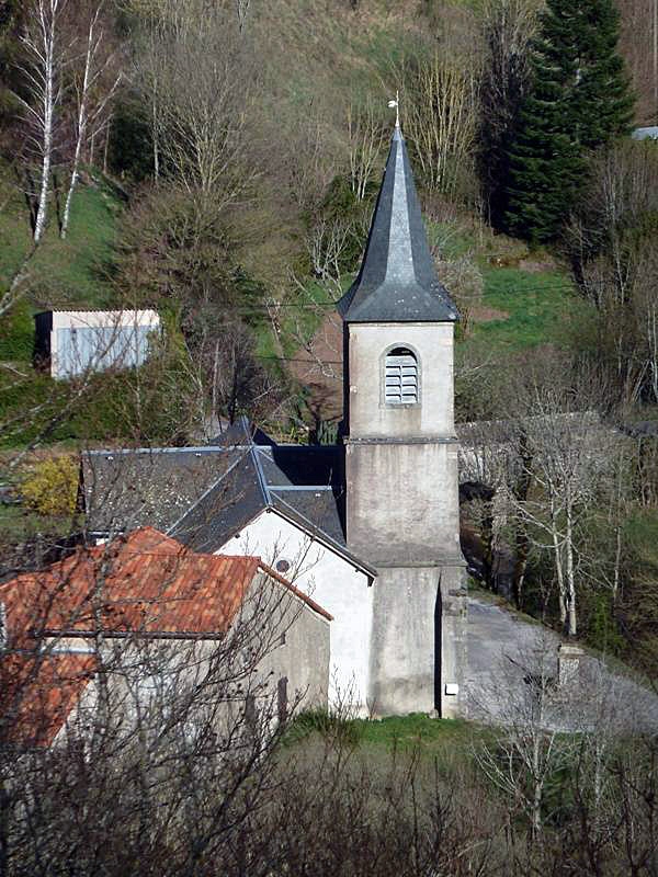 Vue sur l'église - Mélagues