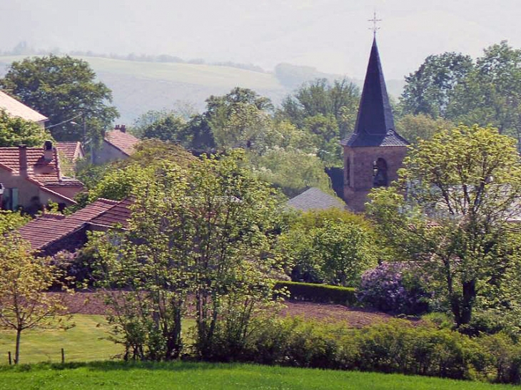 Vue sur le clocher - Montclar