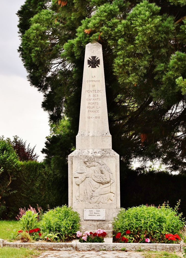 Monument-aux-Morts - Montézic