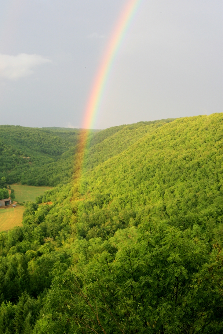 Arc en ciel dans la vallée - Montsalès