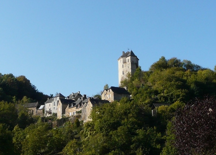 Le village et la tour  Crédit : André Pommiès - Muret-le-Château