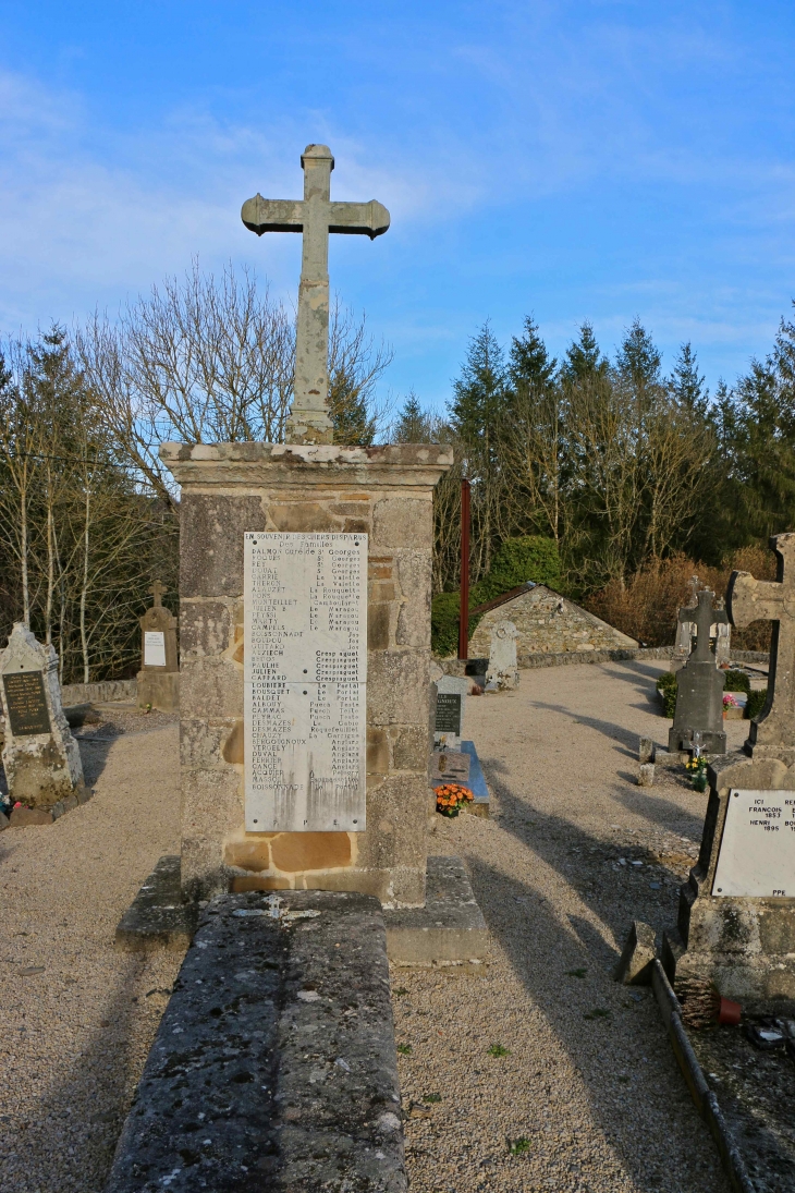 Dans-le-cimetiere-de-l-eglise-saint-georges de camboulas - Pont-de-Salars