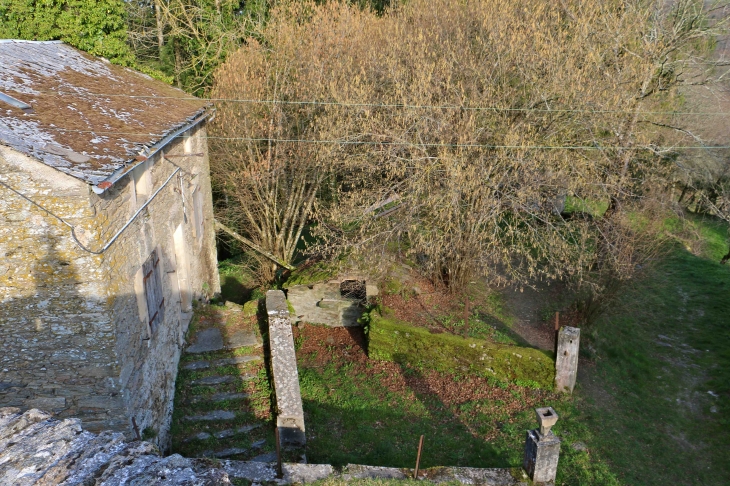 Vue-de-la-terrasse-de-l-eglise-saint-Georges de camboulas - Pont-de-Salars