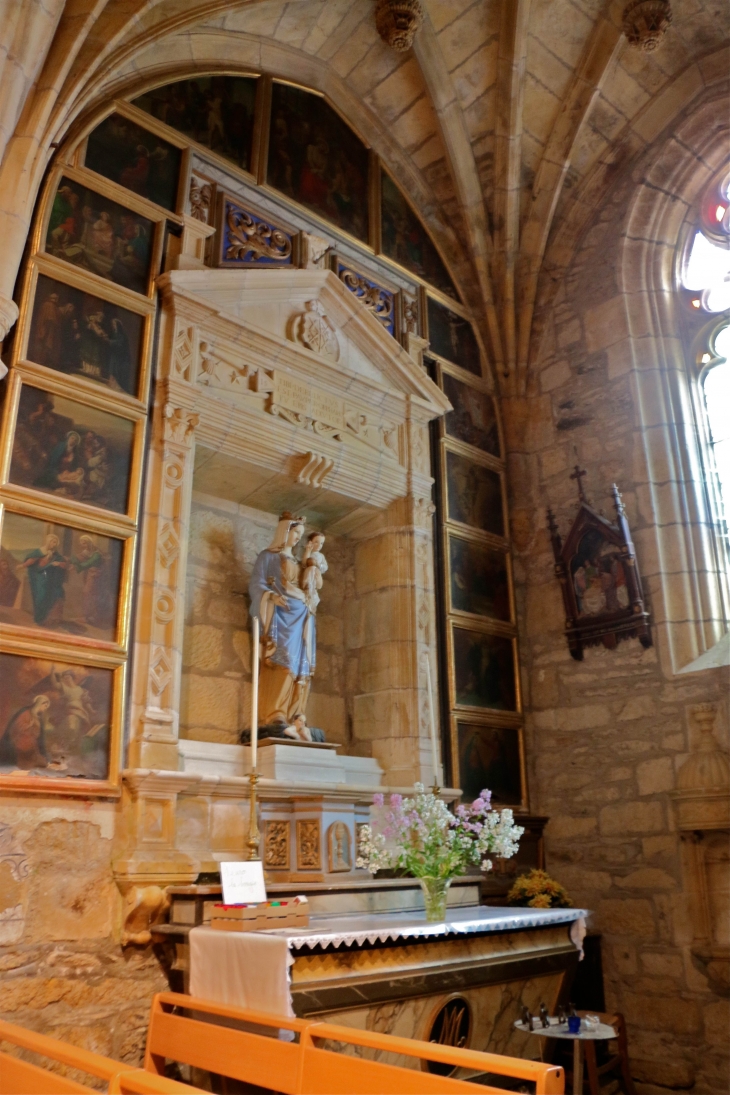 Eglise Saint Laurent : chapelle latérale sud. - Prades-d'Aubrac