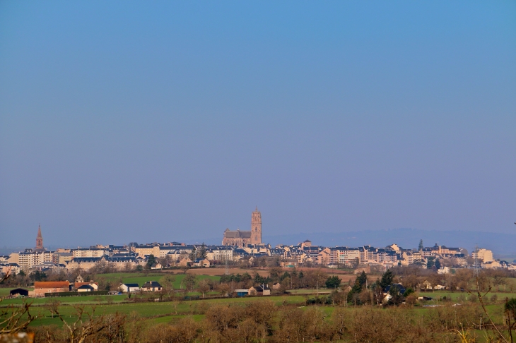 Vue sur la ville. - Rodez