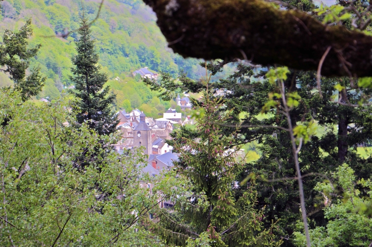 Vue sur le village. - Saint-Chély-d'Aubrac