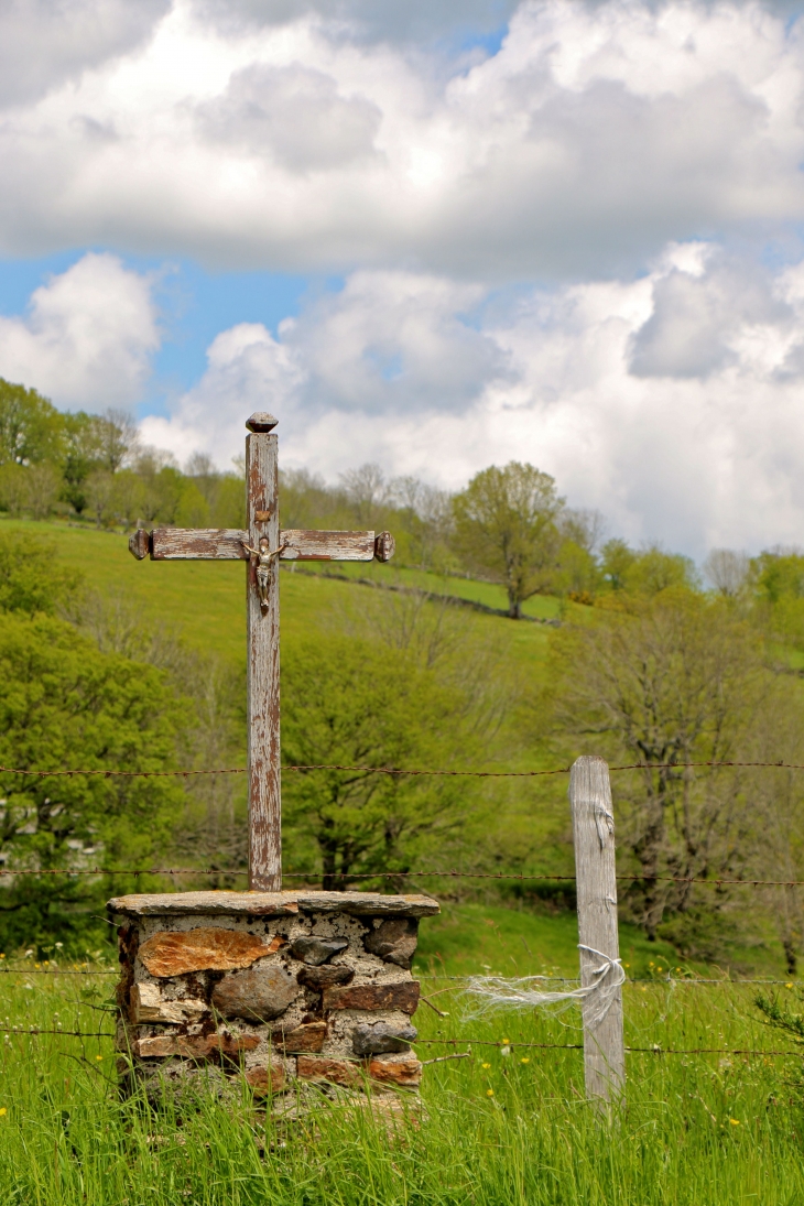 Aux-alentours-croix-de-chemin sur la D19 - Saint-Chély-d'Aubrac