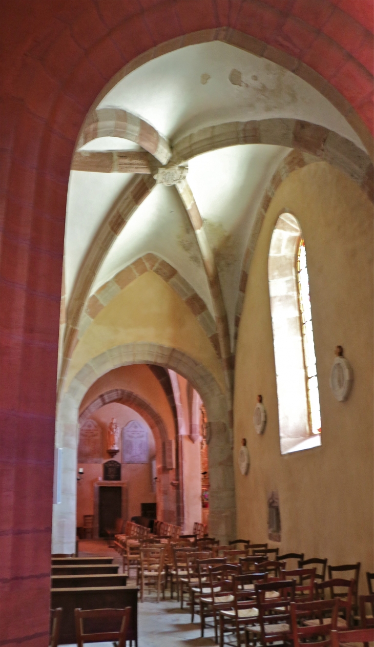 Eglise Saint Come et saint Damien : collateral sud. - Saint-Côme-d'Olt