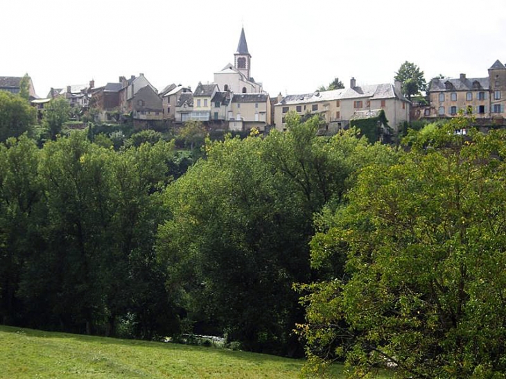 Vue sur le village - Saint-Laurent-d'Olt