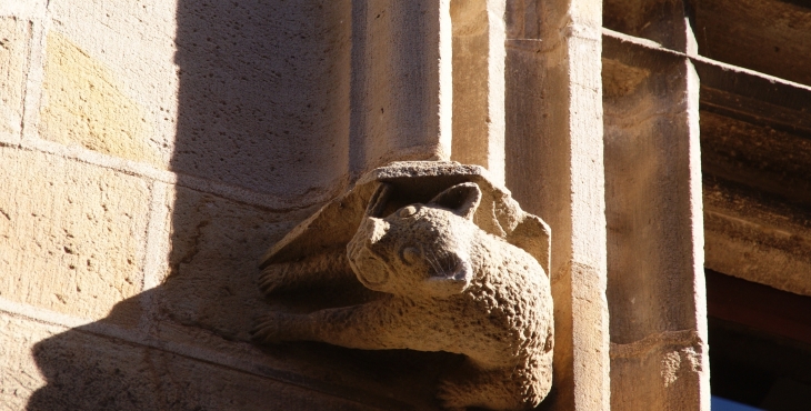 Ancienne maison du Prévôt de St Sernin 15 Em Siècle ( Détail Sculpture ) - Saint-Sernin-sur-Rance