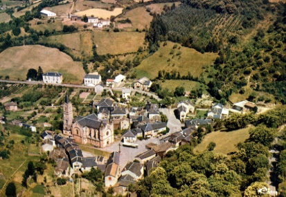 Vue du ciel - Saint-Sever-du-Moustier