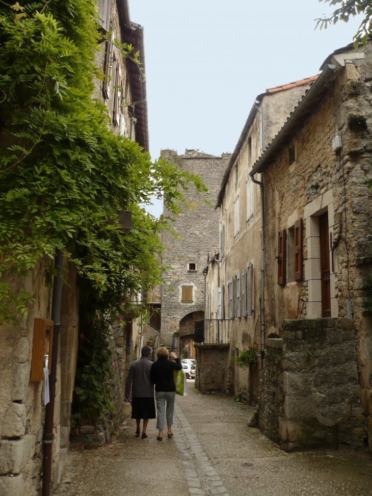 Ruelle du bourg médiéval. - Sainte-Eulalie-de-Cernon