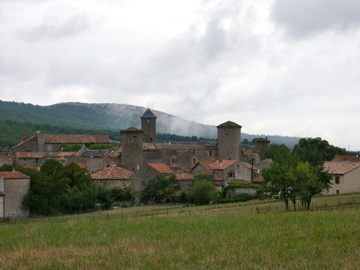 Vue sur le village. - Sainte-Eulalie-de-Cernon