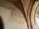 Eglise fortifiée de Sainte Radegonde : vestige d'une peinture murale.