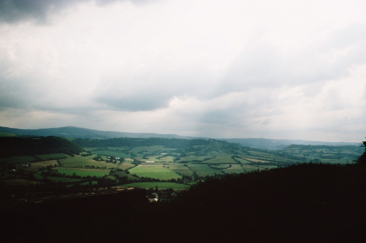 Campagne vue du chateau - Sévérac-le-Château