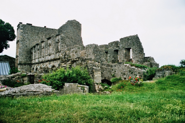 Ruines vues par l'arrière - Sévérac-le-Château