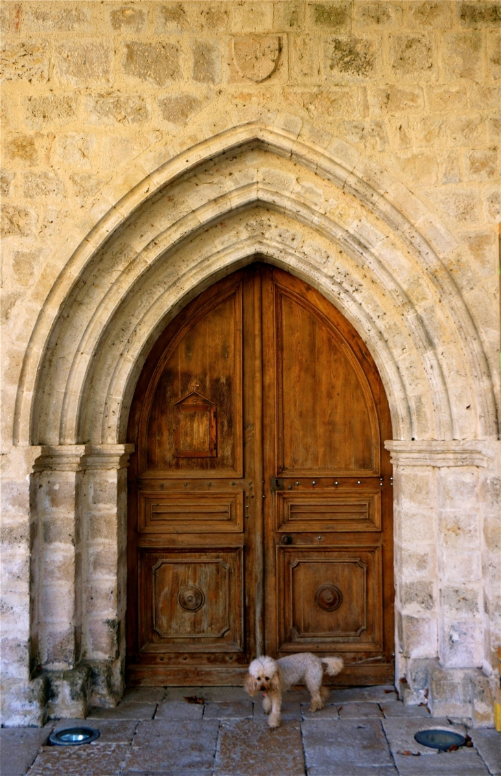 Le portail de l'église saint georges - Gimbrède