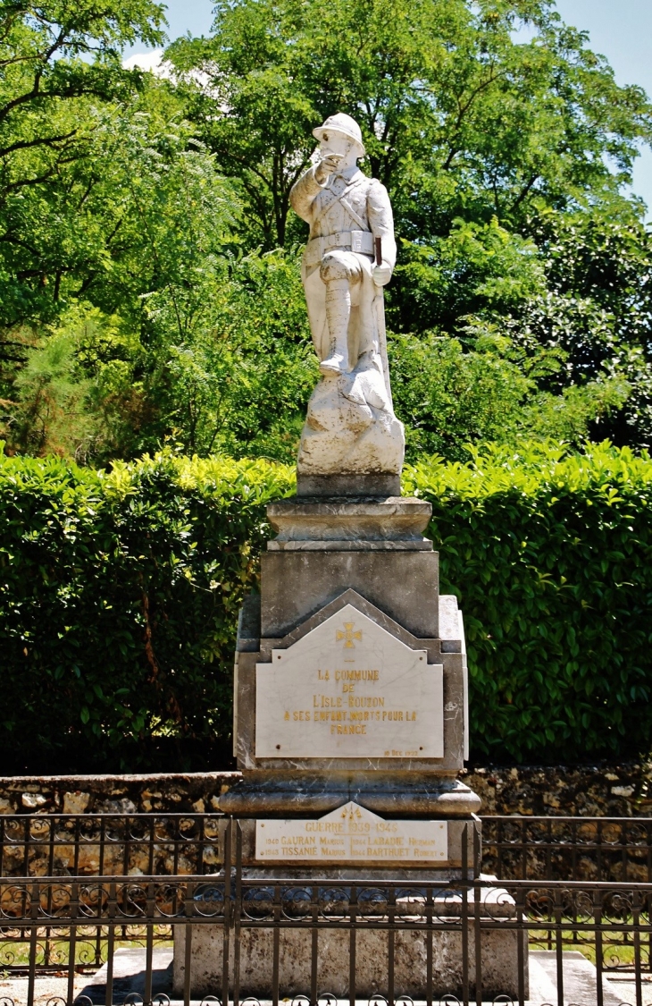 Monument-aux-Morts - L'Isle-Bouzon