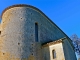 Photo suivante de Lamaguère Le chevet de l'église romane Saint MiChel