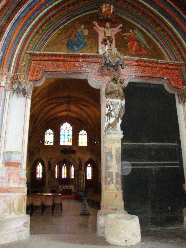 Marciac (32230) église, portail