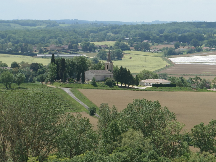 Vue sur le village - Mourède