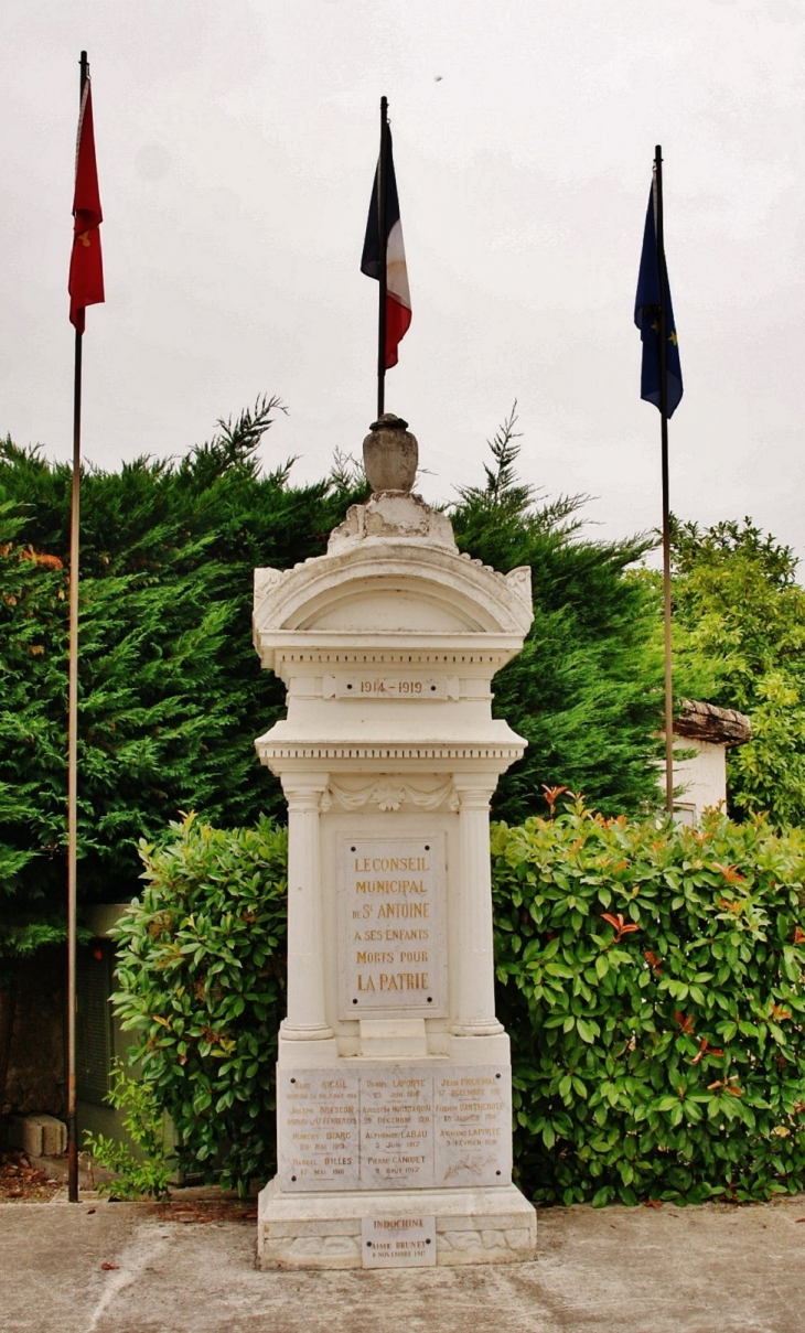 Monument-aux-Morts - Saint-Antoine