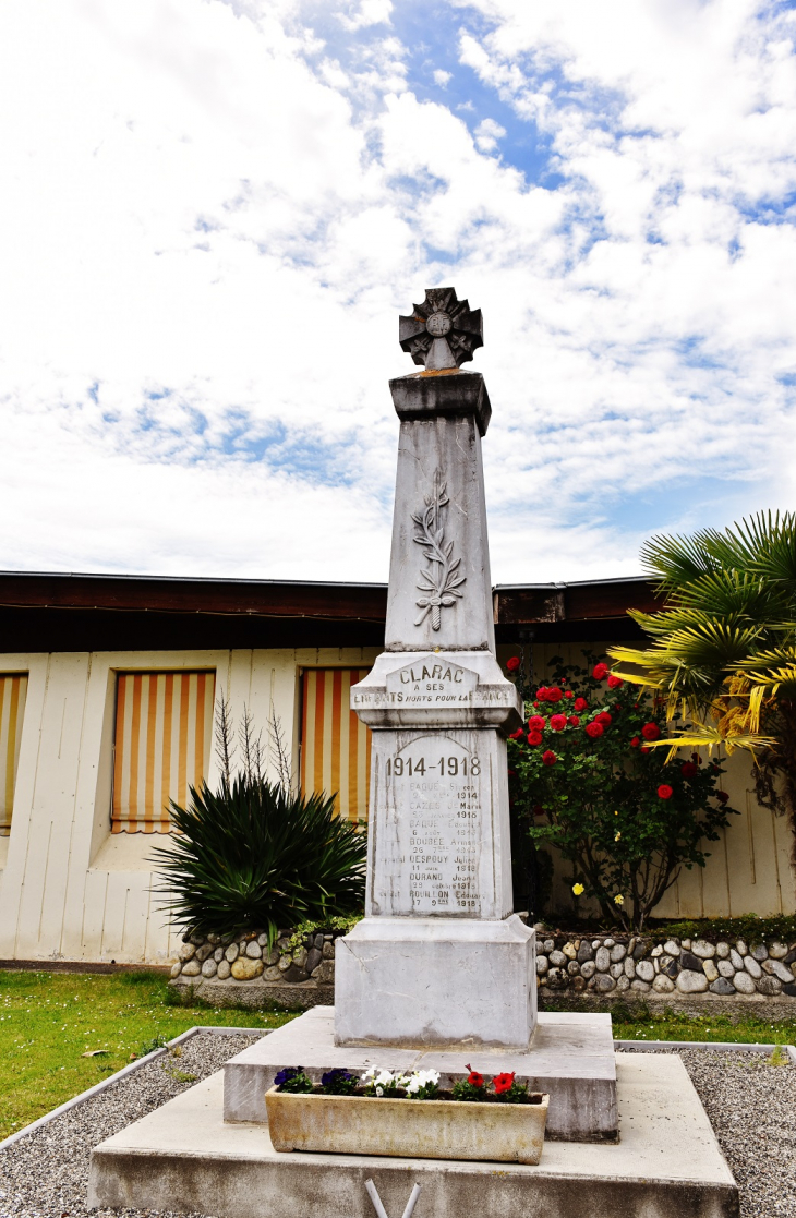 Monument-aux-Morts - Clarac