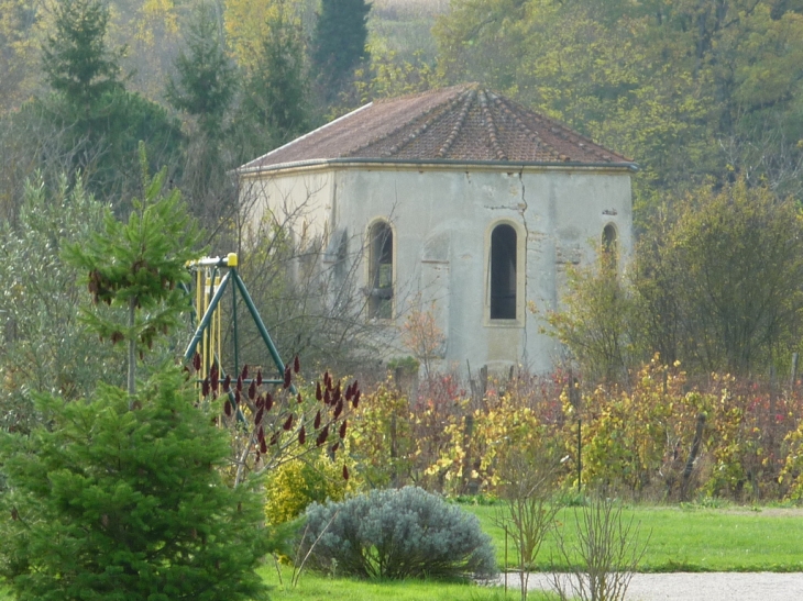 Le Plan : chevet  chapelle ancien couvent