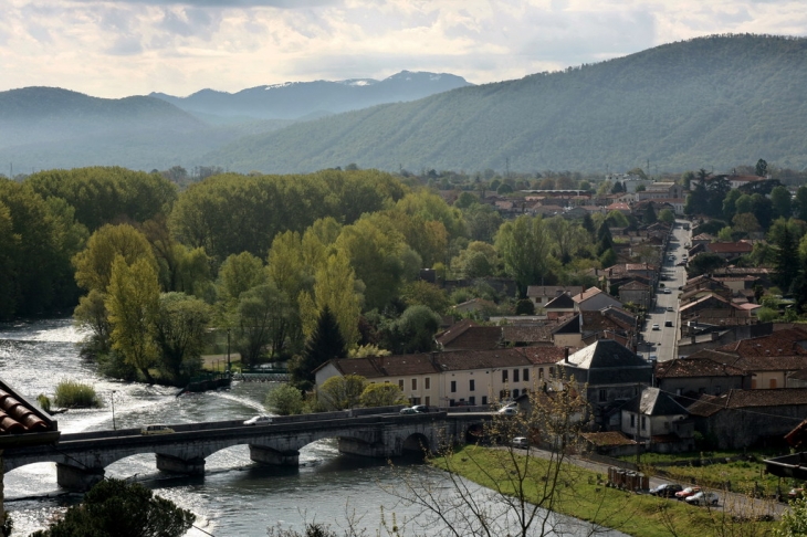 La Garonne du jardin de la Lasalle - Montréjeau