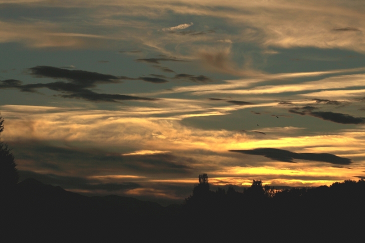 Soleil couchant depuis Montréjeau