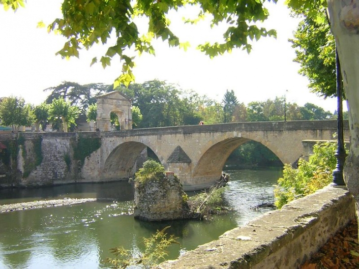 Saint Martory  : la Garonne et le Pont - Saint-Martory