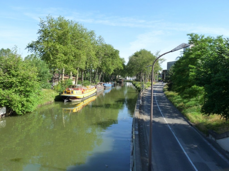 Le canal, vu du pont des Demoiselles - Toulouse