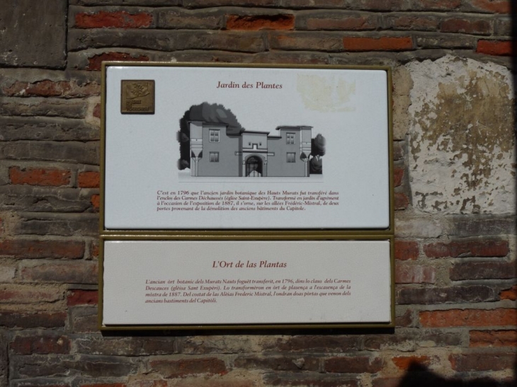 Le jardin des plantes - Toulouse