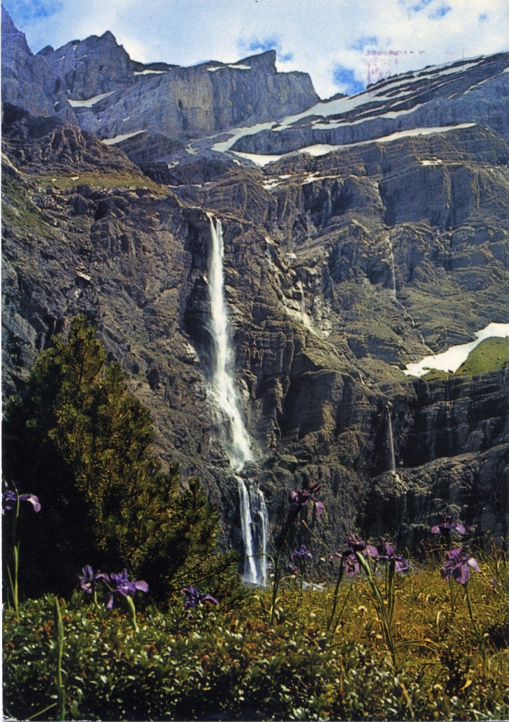 La Grande Cascade H. 422m (carte postale de 1970) - Gavarnie