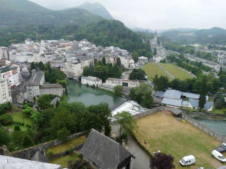 Vue du chateau - Lourdes