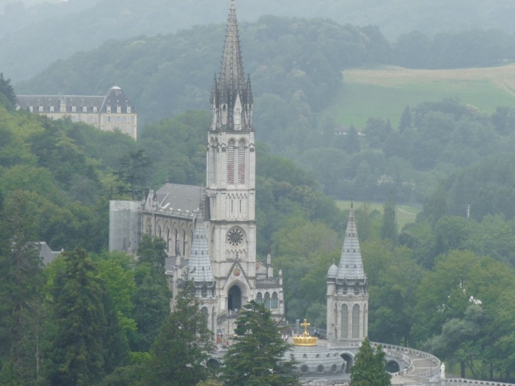 Vue du chateau fort - Lourdes