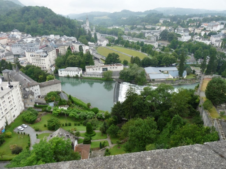 Vue du chateau fort - Lourdes