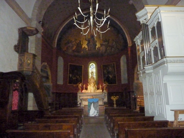 Nef église  des Templiers - Luz-Saint-Sauveur