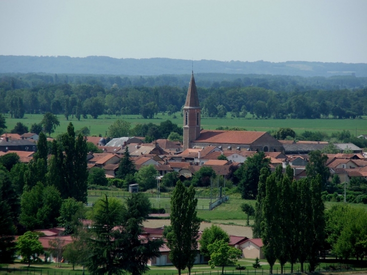 Rabastens vue des coteaux - Rabastens-de-Bigorre